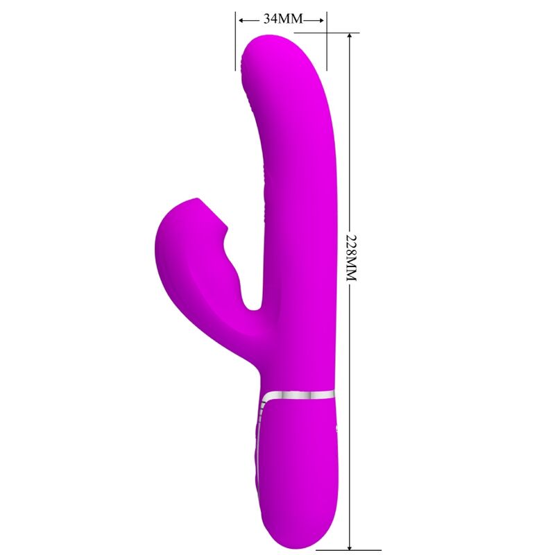 Pretty Love Perlita Multifunktions-3-in-1-g-spot-vibrator Violett