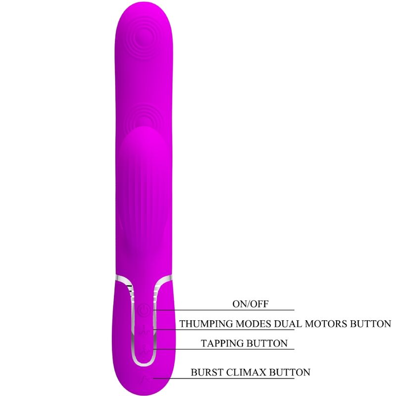 Pretty Love Perlita Multifunktions-3-in-1-g-spot-vibrator Violett