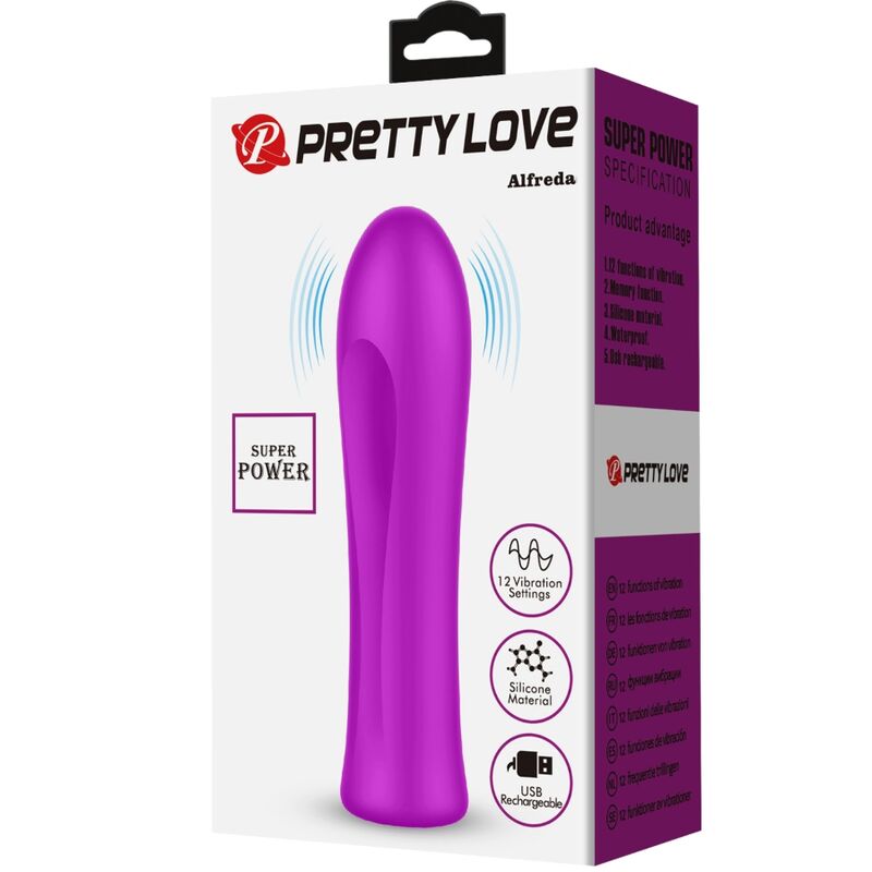 Pretty Love – Alfreda Super Power Vibrator Violet