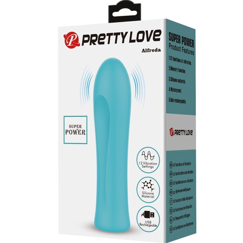 Pretty Love – Alfreda Super Power Vibrator Wassergrün