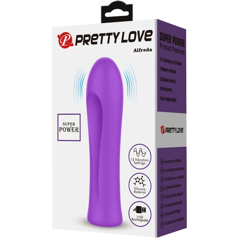 Pretty Love – Alfreda Super Power Vibrator Aqua Lila