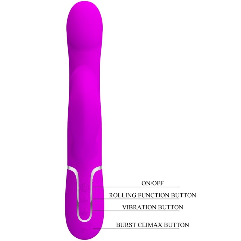 Pretty Love – Rabbit Vibrator Perlen Violet