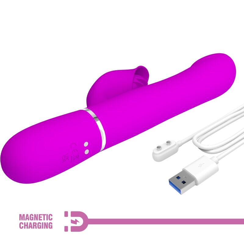 Pretty Love – Rabbit Vibrator Perlen Violet