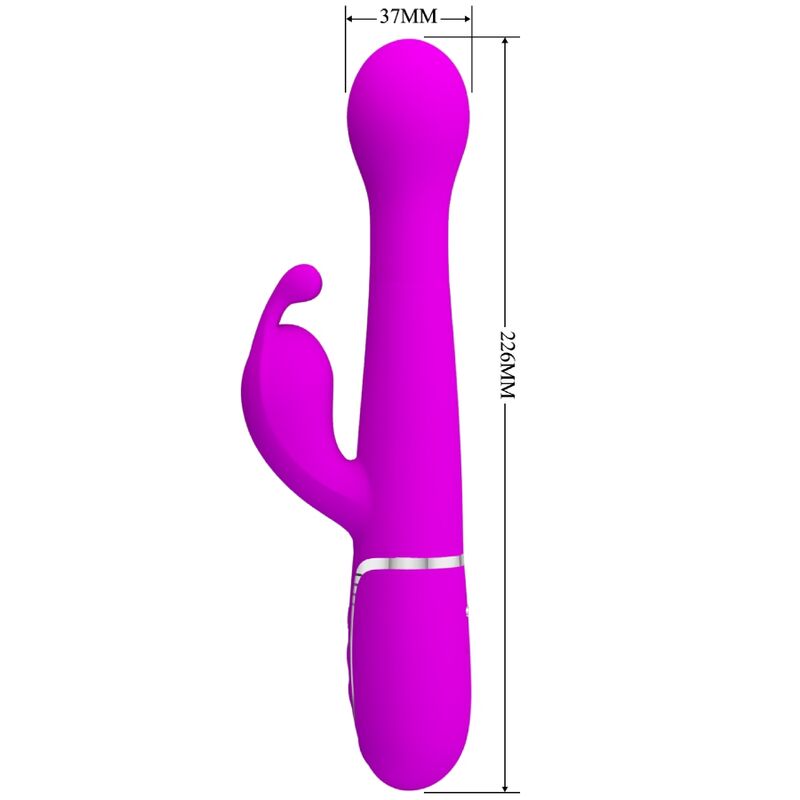 Pretty Love – Dejon Rabbit Vibrator 3 in 1 Multifunktionsviolett