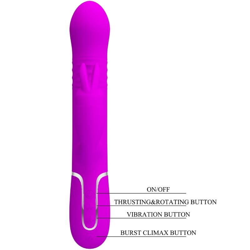 Pretty Love – Coale Rabbit Vibrator Perlen Violet