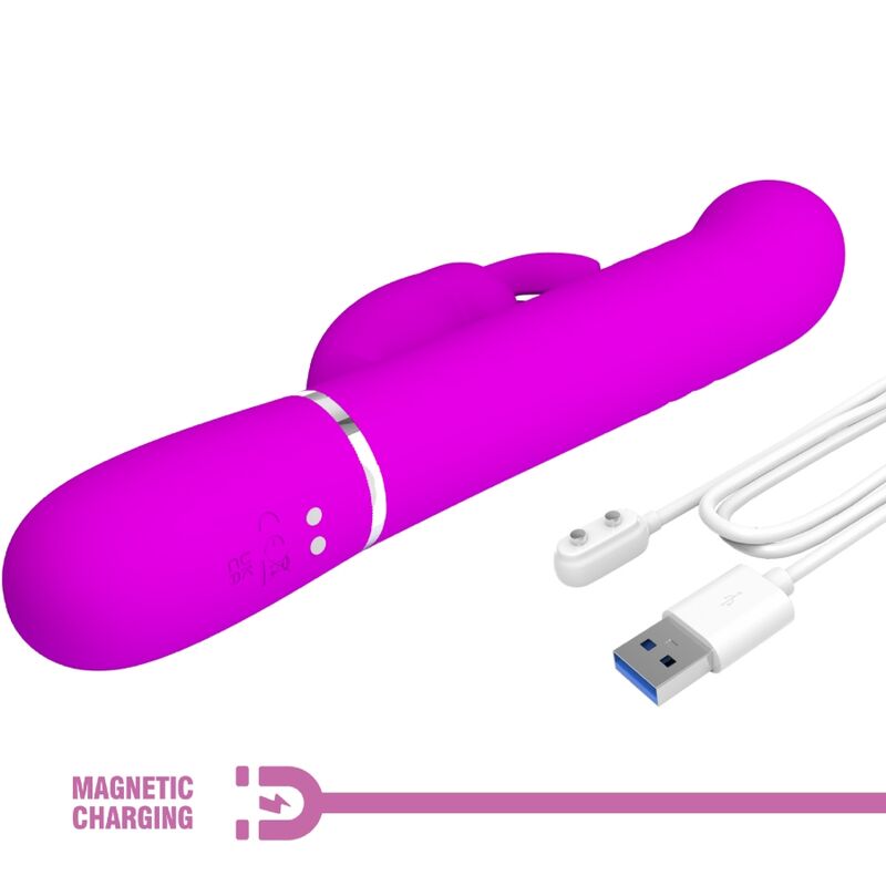 Pretty Love – Coale Rabbit Vibrator Perlen Violet