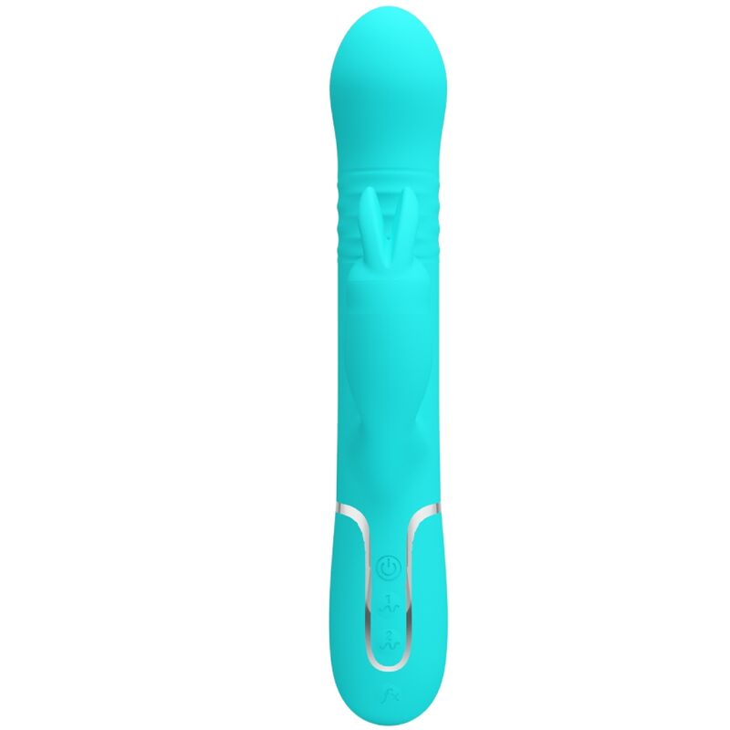 Pretty Love – Coale Rabbit Vibrator Perlen Aquagrün