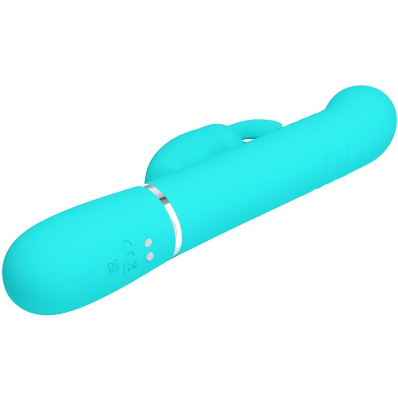 Pretty Love – Coale Rabbit Vibrator Perlen Aquagrün
