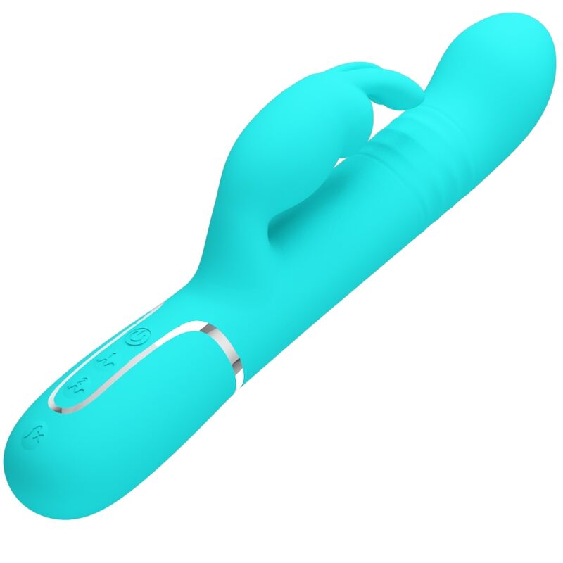 Pretty Love – Coale Rabbit Vibrator Perlen Aquagrün