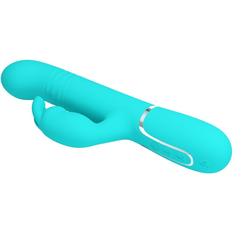 Pretty Love – Coale Rabbit Vibrator Perlen Aquagrün
