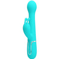Pretty Love – Dejon Rabbit Vibrator 3 in 1 Multifunktions-Aquagrün