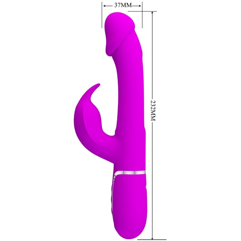 Pretty Love – Dejon Rabbit Vibrator 3 in 1 Multifunktions Fucsia