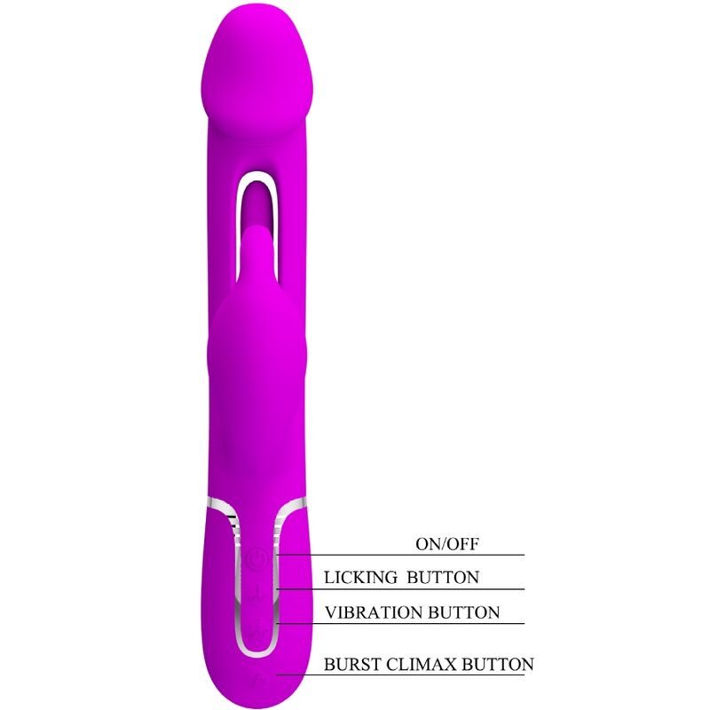 Pretty Love – Dejon Rabbit Vibrator 3 in 1 Multifunktions Fucsia