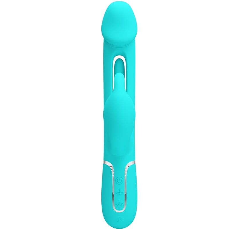Pretty Love – Dejon Rabbit Vibrator 3 in 1 Multifunktions-Aquagrün