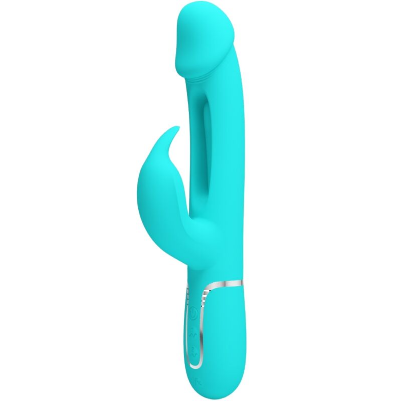 Pretty Love – Dejon Rabbit Vibrator 3 in 1 Multifunktions-Aquagrün