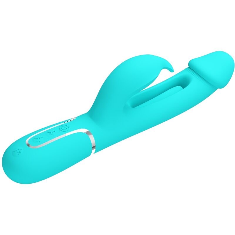 Pretty Love – Dejon Rabbit Vibrator 3 in 1 Multifunktions-Aquagrün