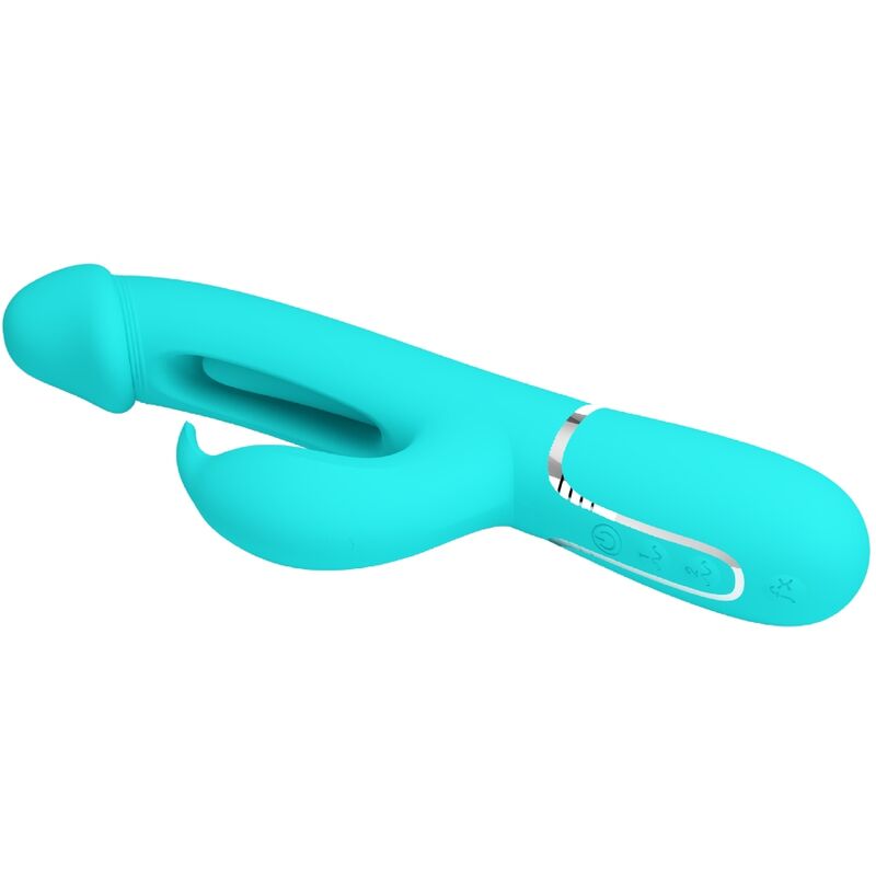 Pretty Love – Dejon Rabbit Vibrator 3 in 1 Multifunktions-Aquagrün