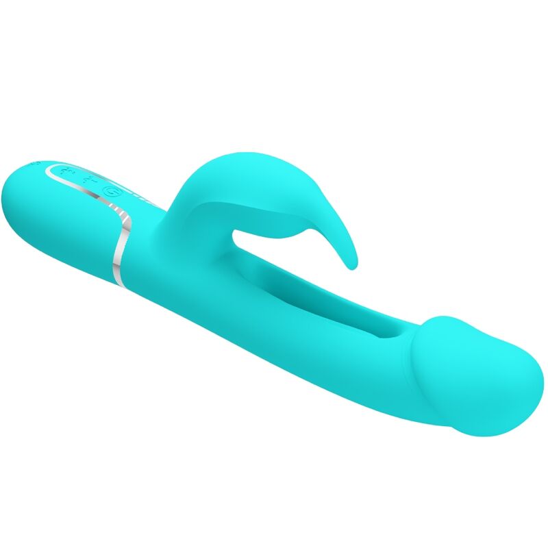 Pretty Love – Dejon Rabbit Vibrator 3 in 1 Multifunktions-Aquagrün