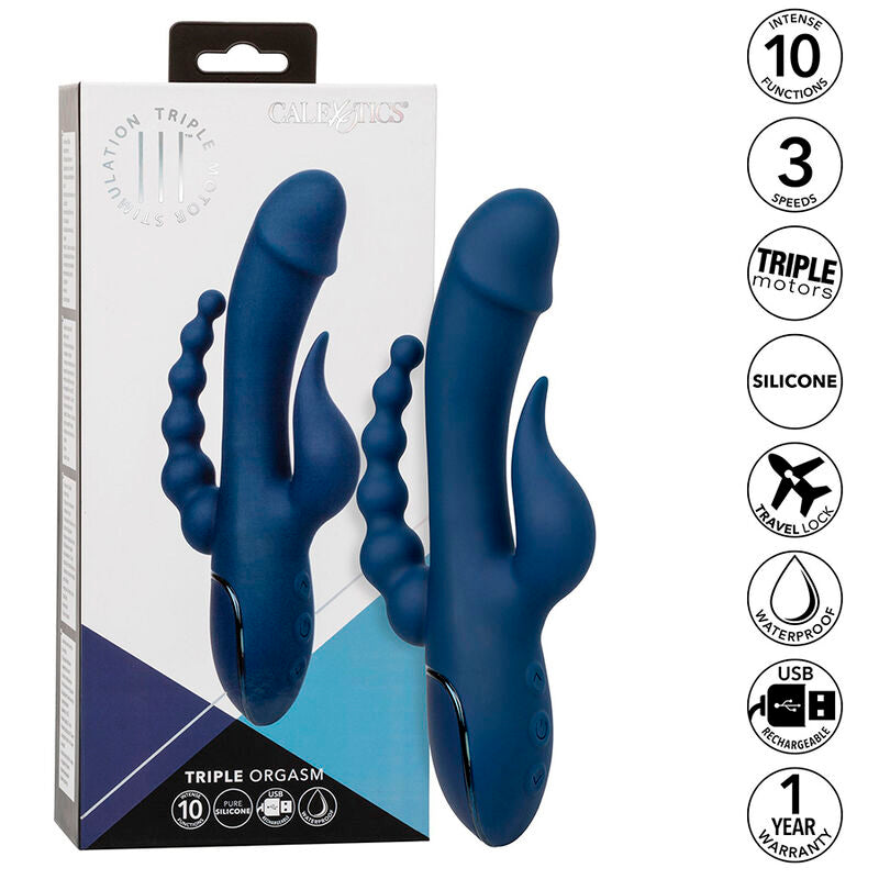 Calexotics – Vibrator Dreifach-Orgasmus Blau