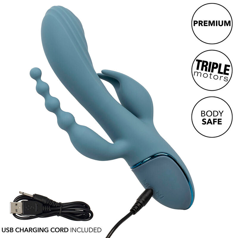 Calexotics – Vibrator Triple Ecstasy Grau