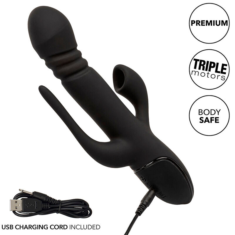 Calexotics – Vibrator Triple Euphoria Schwarz