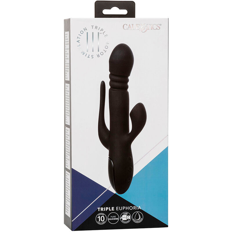 Calexotics – Vibrator Triple Euphoria Schwarz