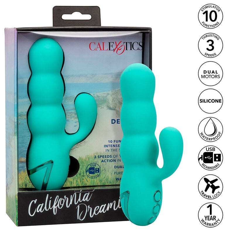 Calexotics – Del Mar Diva Vibrator Rabbir Aqua Grün von California…