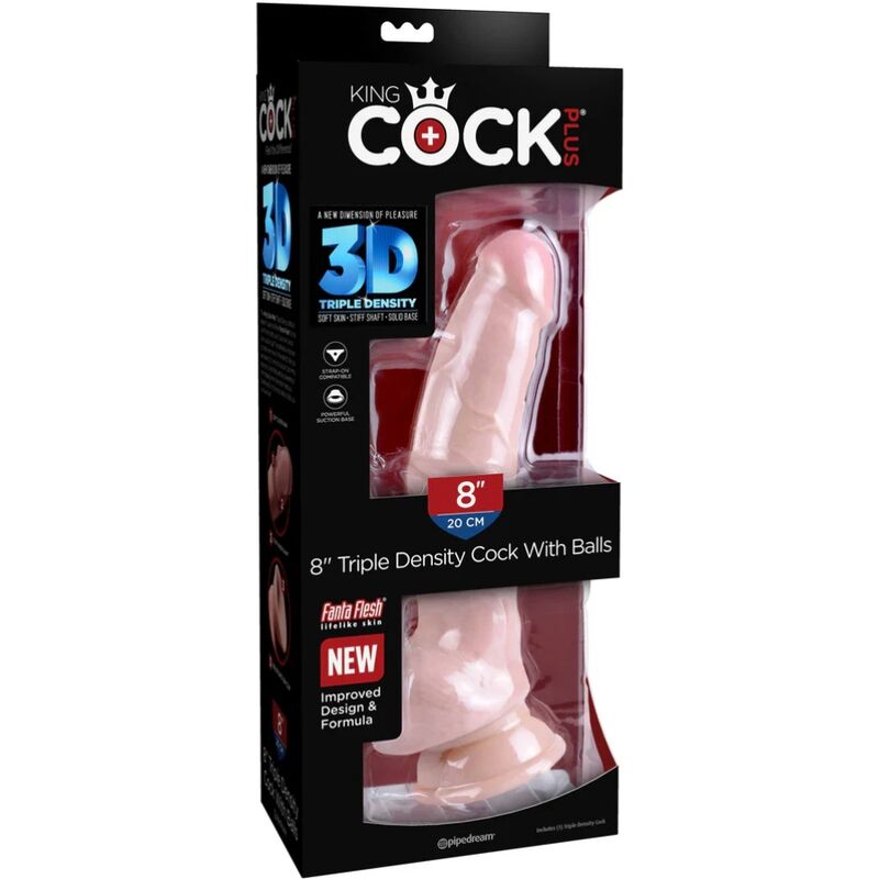 King Cock Plus King Cock - Dreifachdensittshahn 18.4 CM