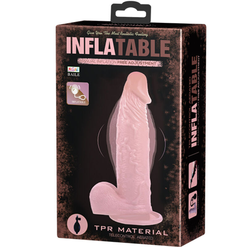 Baile Dance - Realistischer Aufblasbarer Dildo Mit Saugnäpfen 15 CM