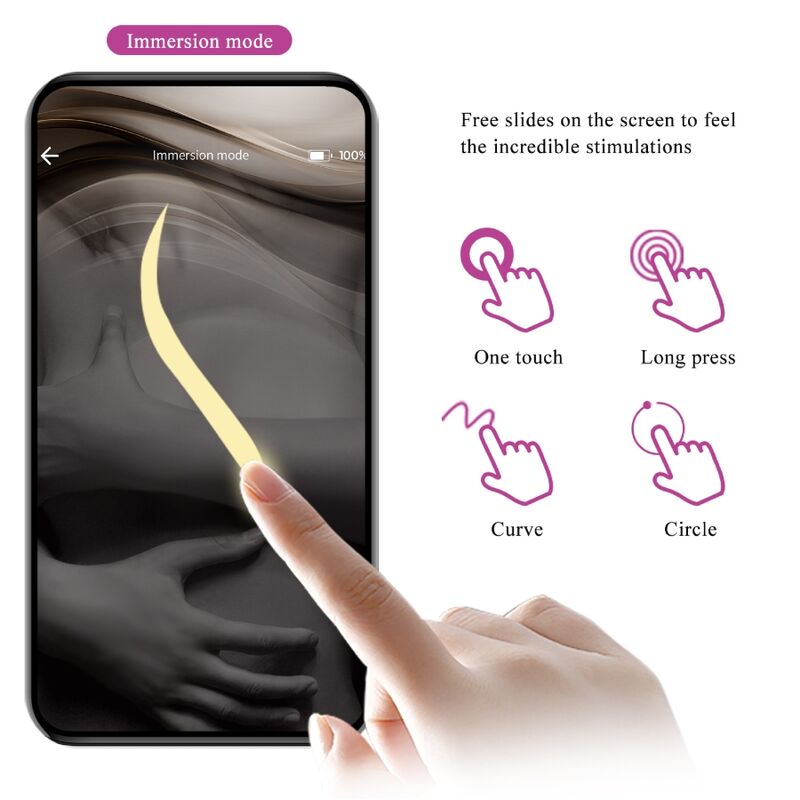 App Series Pretty Love - Nymph Vibrierendes Ei App-gesteuert Lila