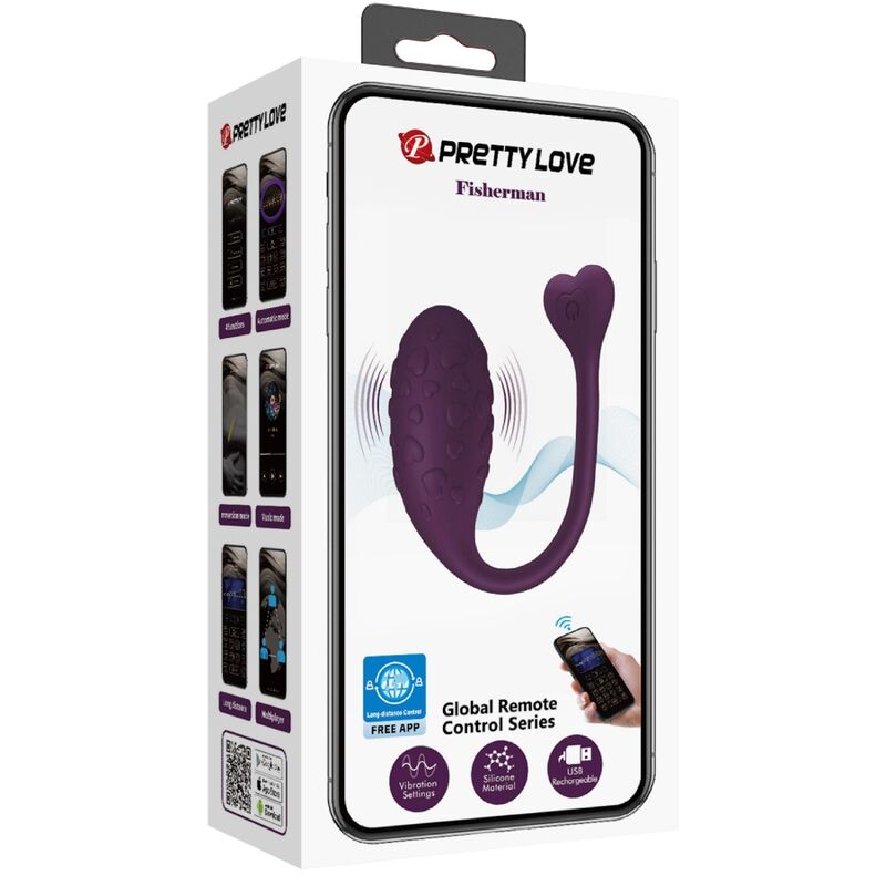 App Series Pretty Love - Fisherman App-gesteuertes Vibrierendes Ei...