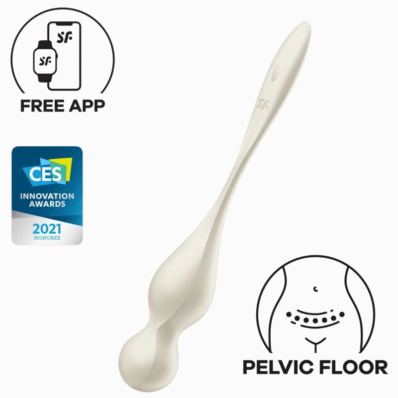 Satisfyer Love Birds Vibrierende Kegel-kugeln Weiss