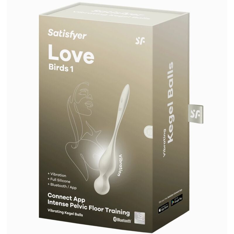 Satisfyer Love Birds Vibrierende Kegel-kugeln Weiss