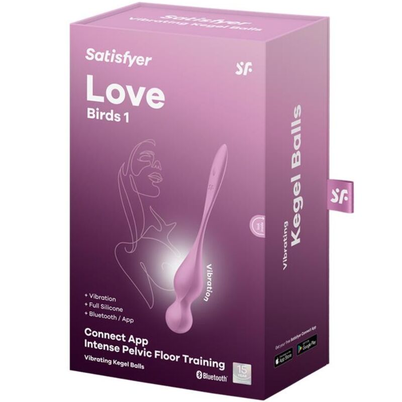 Satisfyer Love Birds Vibrierende Kegel-kugeln Rosa