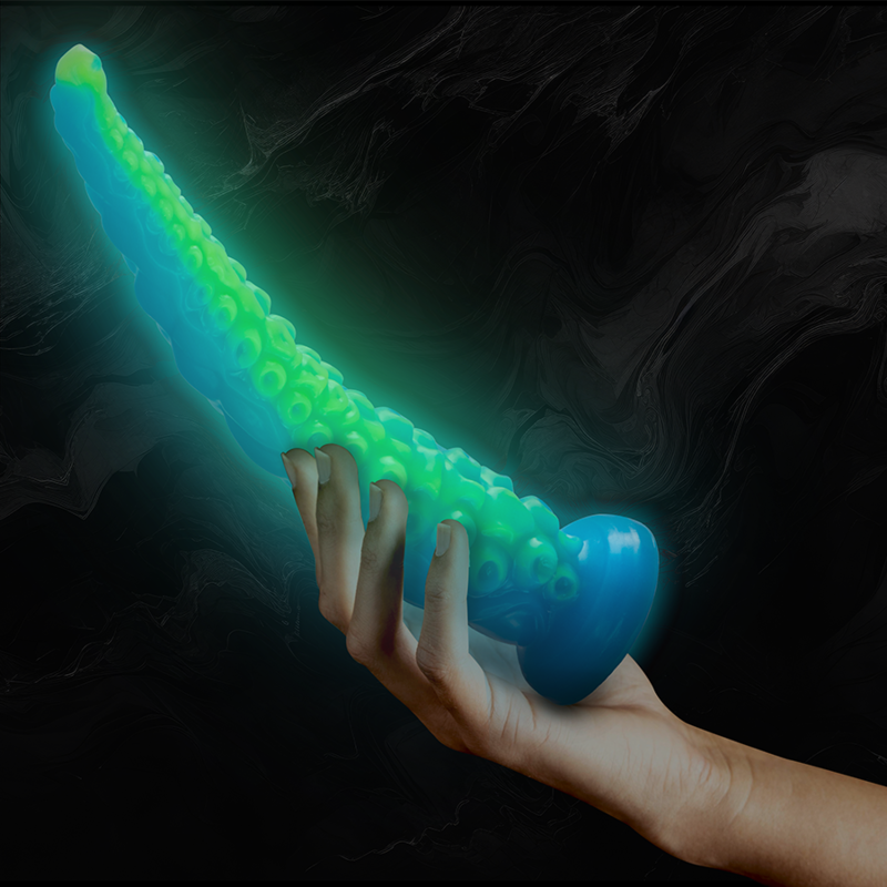 Epic – Scylla Fluoreszierender Dünner Tentakel-DILDO, Grosse Grösse