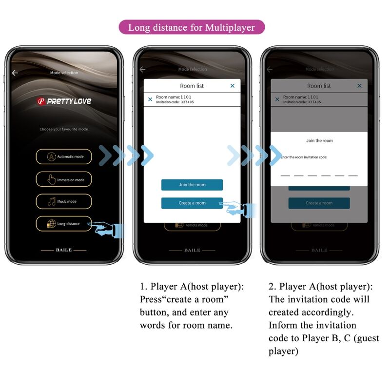 App Series Pretty Love - Casper Lila Wiederaufladbares Vibrierendes Ei