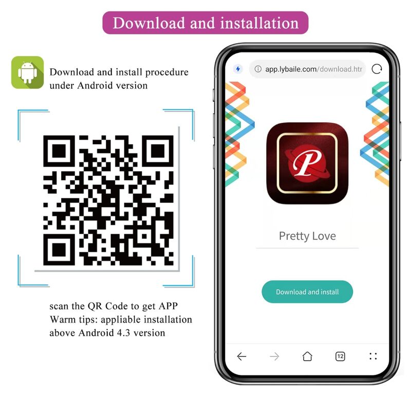 App Series Pretty Love - Casper Lila Wiederaufladbares Vibrierendes Ei