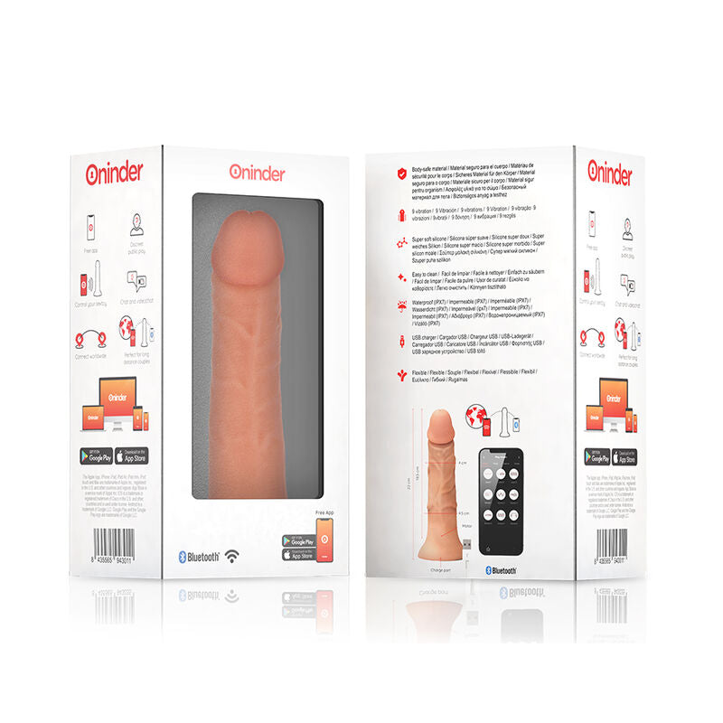 Oninder – Grosser Bogotá-VIBRATORDILDO, 9 Geschwindigkeiten,…