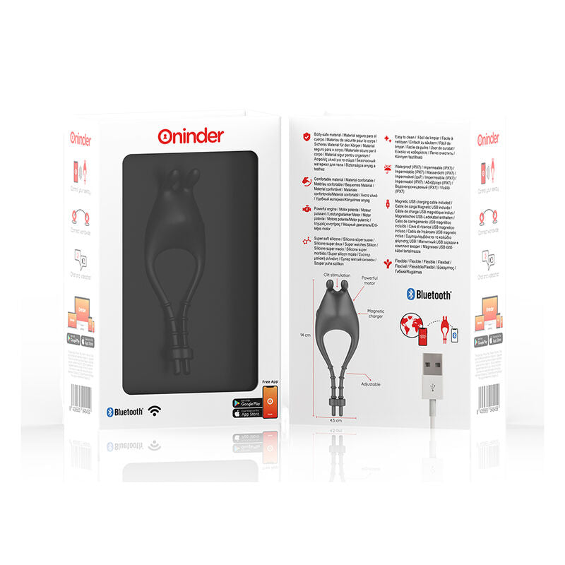 Oninder – Pampa Wiederaufladbarer Einstellbarer Vibratorring mit…