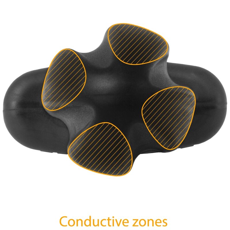 Electrastim – Tartarus Anal Plug Quadripolar Silikon Schwarz