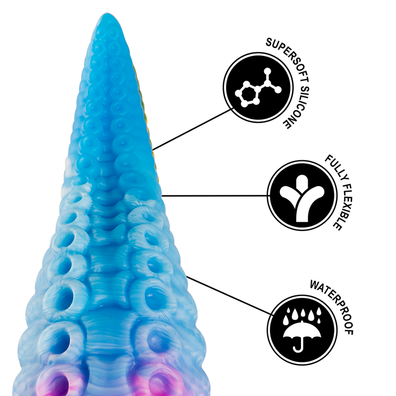 Epic – Phorcys Blauer Tentakel-DILDO, Kleine Grösse