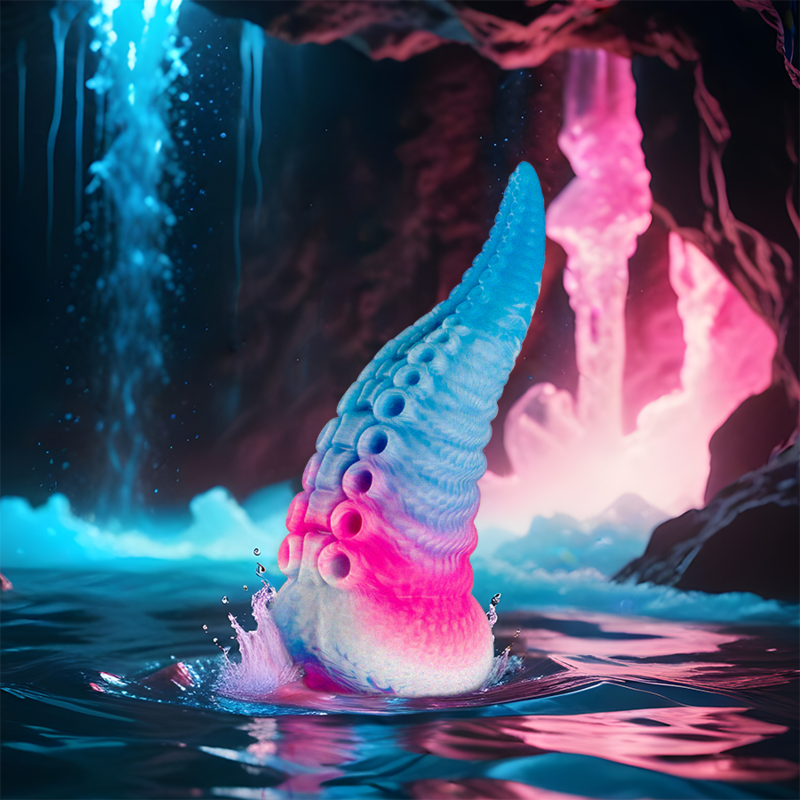 Epic – Phorcys Blauer Tentakel-DILDO, Kleine Grösse
