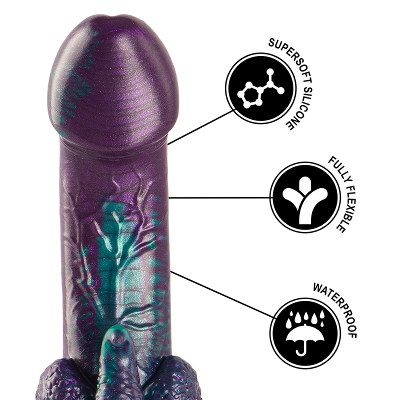 Epic – Basilisk Dildo Doppelt Schuppig Vergnügen, Kleine Grösse