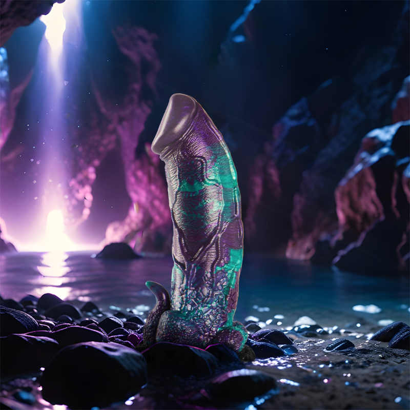 Epic – Basilisk Dildo Doppelt Schuppig Vergnügen, Grosse Grösse