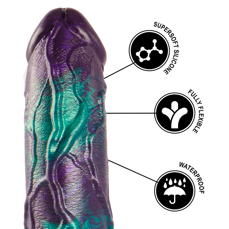 Epic – Basilisk Dildo Doppelt Schuppig Vergnügen, Grosse Grösse