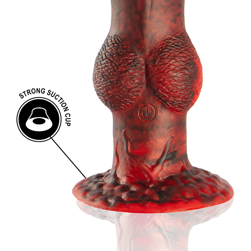 Epic – Prometheus Dildo Titan in Flames Wiederaufladbare Fernbedienung