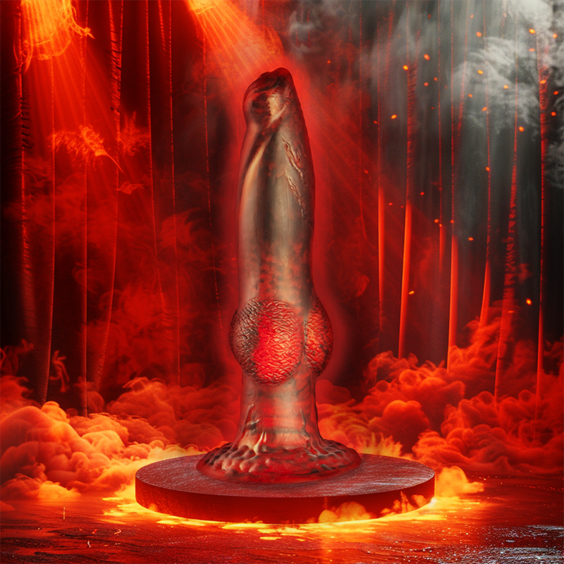 Epic – Prometheus Dildo Titan in Flames Wiederaufladbare Fernbedienung