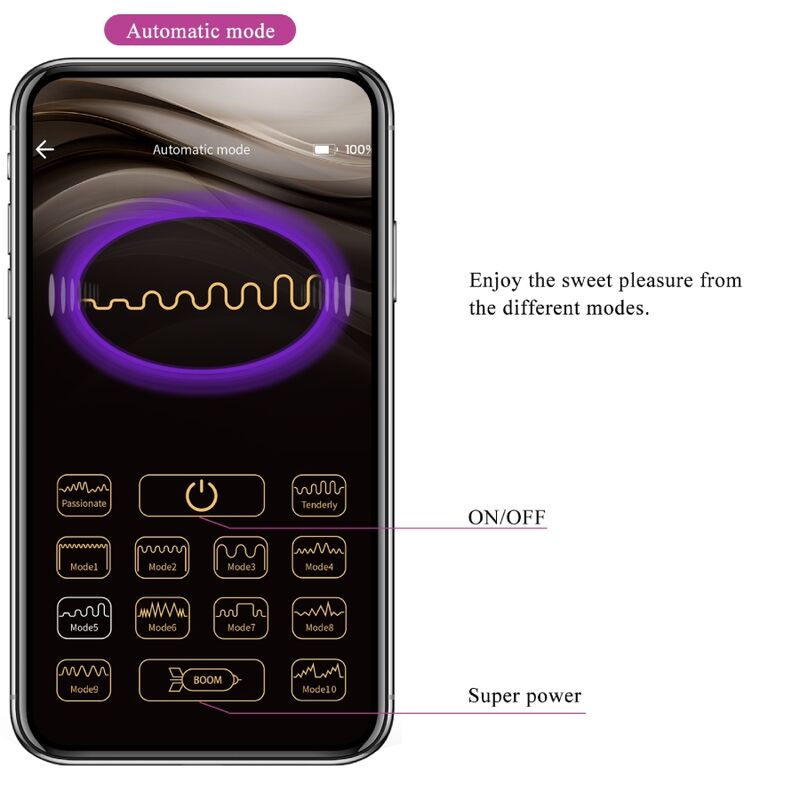 Pretty Love – Ethan Wiederaufladbarer Vibrator Lila