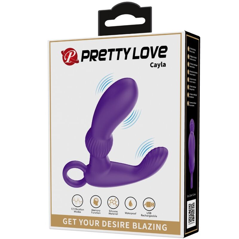 Pretty Love – Cayla Analvibrator-Massager Lila