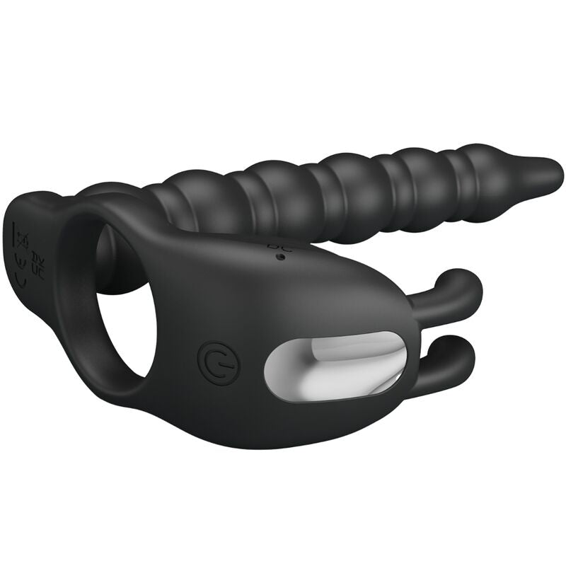 Pretty Love – Blackney Penisringe mit Vibrator-Plug